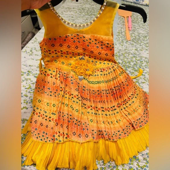 Toddler girl 3 year Dre’ss party dress yellow - Picture 1 of 6
